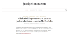 Desktop Screenshot of jussipeltonen.com
